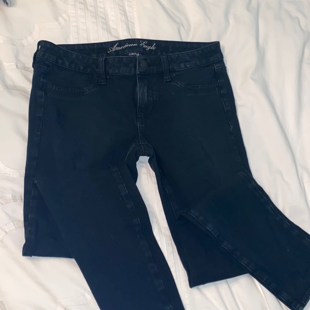 Size 8 American Eagle Black Denim Stretch